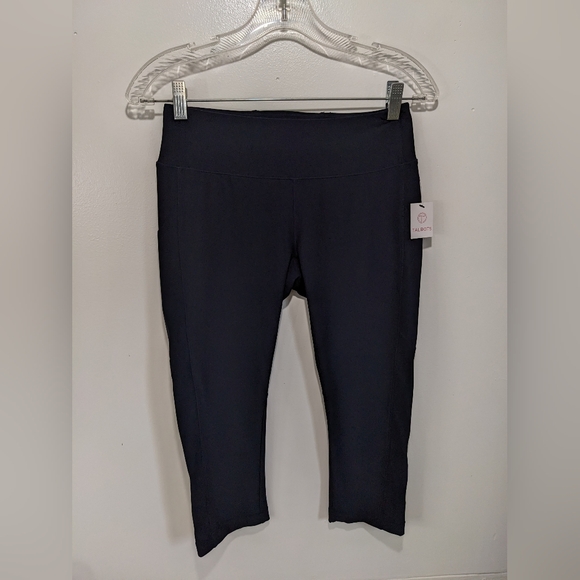 NWT Talbots Capri Pants XS Blue Active Leisure - Picture 7 of 12